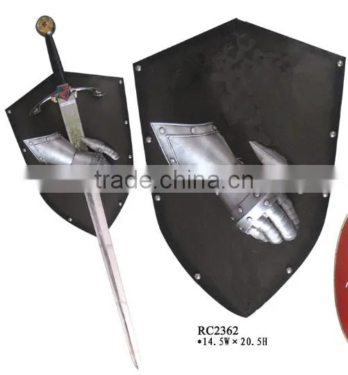 White Cross Steel Battle Shield, SCA Battle Ready Shields photo-3
