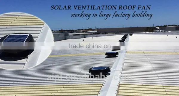 Solar Vent 12 Inch Axial Attic Fan With Brushless DC Motor Solar Radiator photo-3