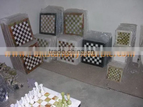 NEW DESIGN MARBLE CHESS BOARDS WITH FIGURES photo-3
