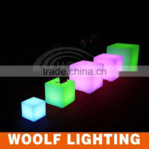 Swimming Pool Waterproof Outdoor Illuminated LED Cube Chair photo-2