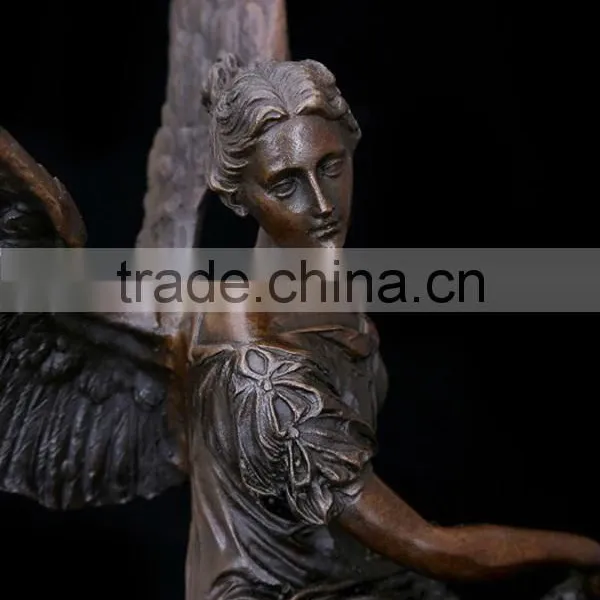 Ourdoor Decorative Bronze Angel Sculpture photo-3