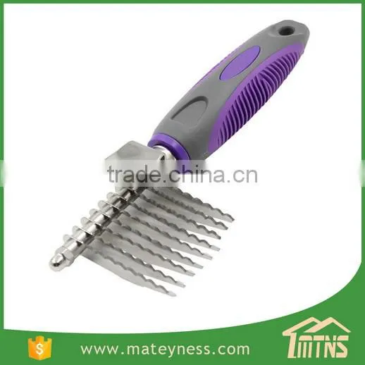 Long Blades With Safety Edges Pet Dematting Comb photo-2
