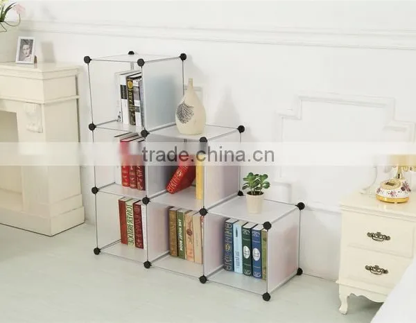 Store More Home Decor DIY PP 6-Cube Organizer, Bookcase, Storage Cabinet photo-2