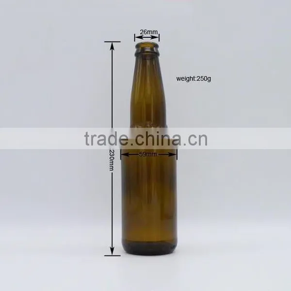 Haonai High Quality FDA Certified Glass 330ml Amber Green Empty Beer Bottle Supplier Brewing Custom Beer Growler Supply photo-6
