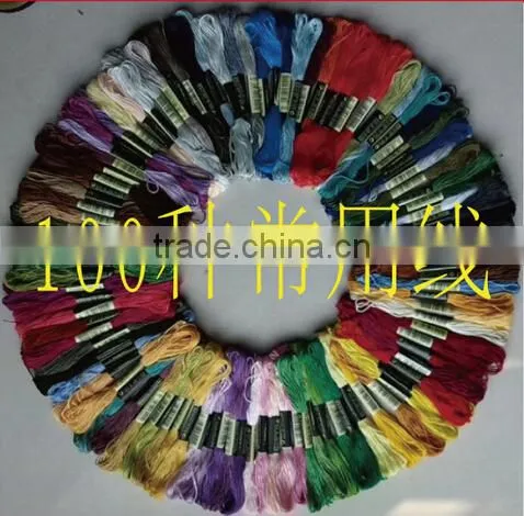 150828003 Hot Sales 100%Polyester Embroidery Thread and Cross Stitch Thread photo-4