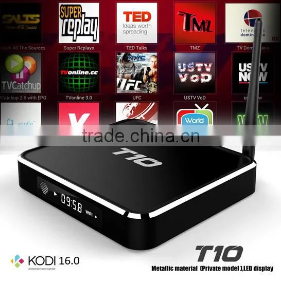 Original T10 Android 5.1 TV Box Bluetooth and Kodi 16.0 Dual Band Wifi T10 Smart tv Box Support OEM/OEM photo-4