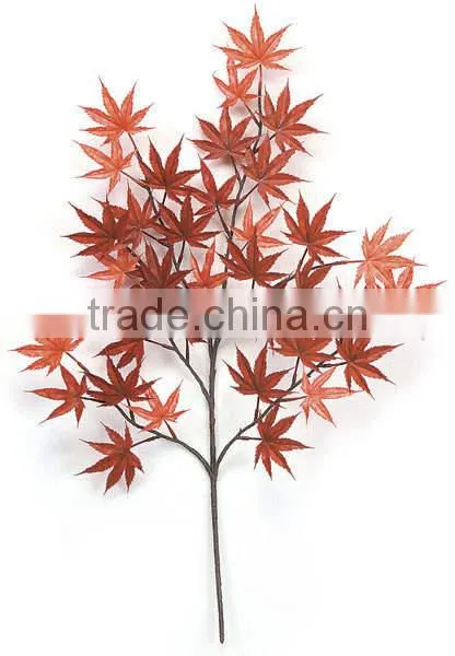 SJ071210 Red Maple Tree Branches/fabic Maple Tree Leaves for Maple Tree Making photo-4