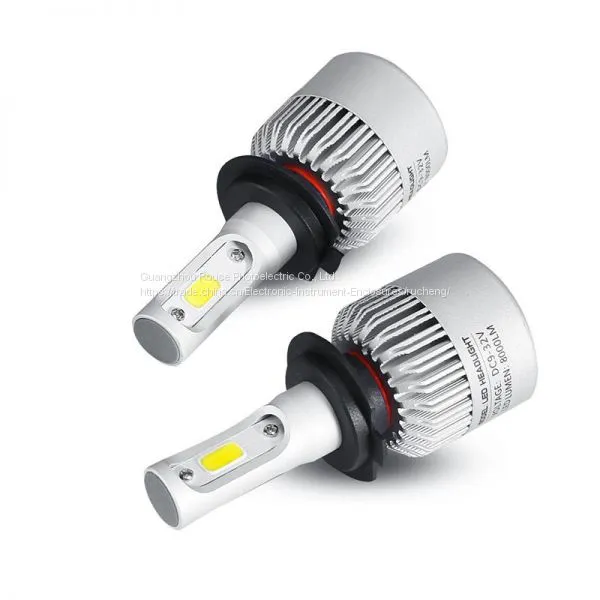 Новые продукты 2017 года. 9-32В S2 H7 КОБ LED автомобильные фары дальнего и ближнего света