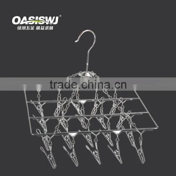 Stainless Steel Foldable Wire Clothes Hanger photo-5