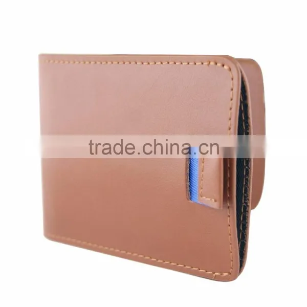 Ultra Slim RFID Blocking Bifold Leather Wallet Pull Tab With Money Clip photo-2