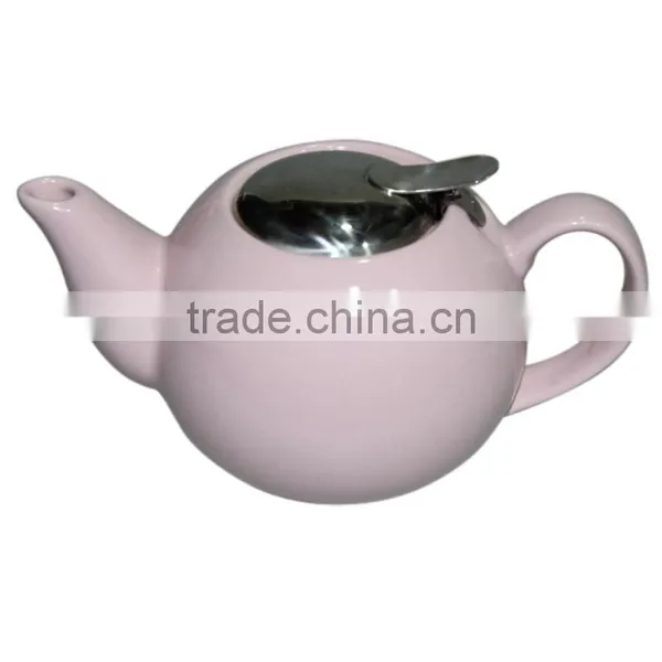 2015 OEM Latest Design Color Ceramic Tea Pot photo-2
