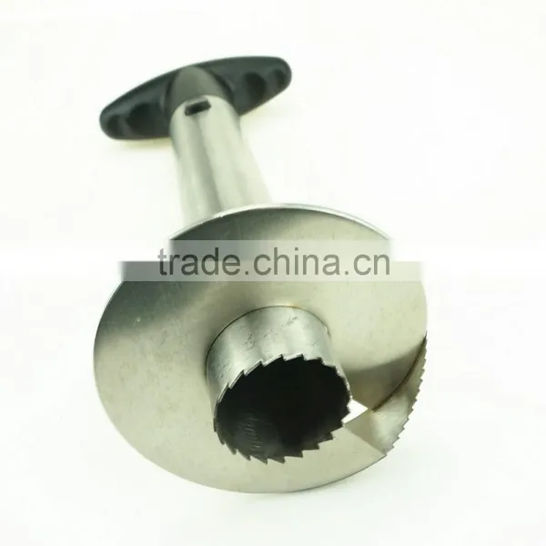 42061 Easy Cooking Tool Stainless Steel Pineapple Peeler Corer Slicer With Colorful Handles photo-3