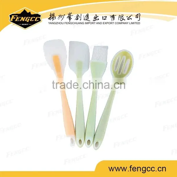 High Quality Long Handle Silicone Cookie Spatula / Silicone Brush for Bread and Cream photo-5