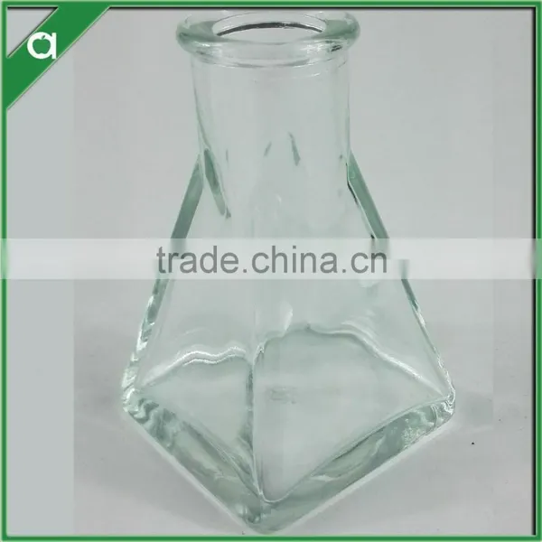 Square Bottom Subuliform Glass Bottle for 50ml Reed Diffuser With Glass Stopper photo-2