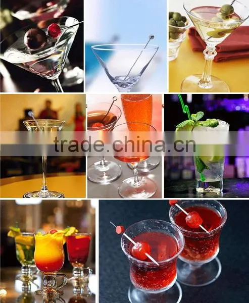 Cocktail /appetizer Bamboo Beaded Picks Swizzle Stick RJJ001