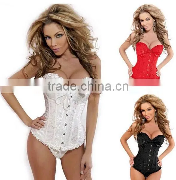 2015 Women Full Body Sexy Waist Slimming Corset With G-string
