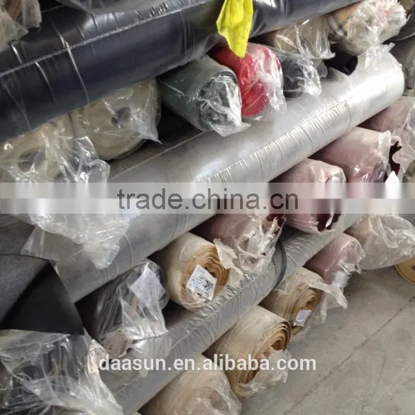 PVC Artificial Leather Stock Lot for Sofa, Furniture and Bag photo-2