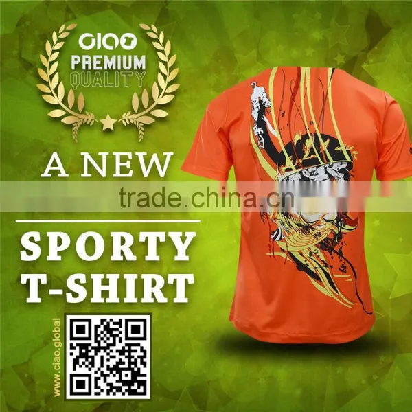 New Products 2016 Free Sample OEM Cotton Fabric Custom T-shirt photo-2