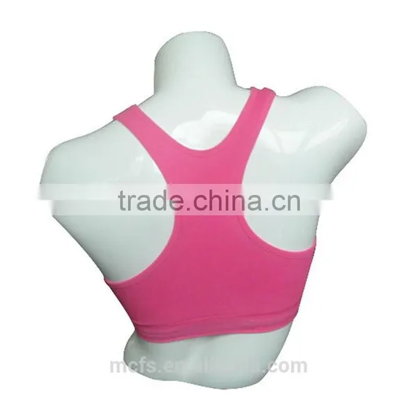 Cheap Seamless Running Bra Fashion Ladies Sexy Bra Lingerie Fitness Wear Plain Sprots Bra photo-3