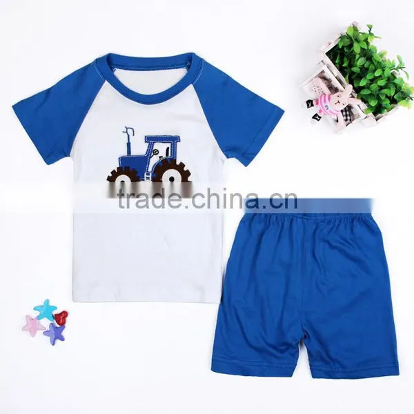 S16041A Wholesale Bamboo Cotton Baby Children Pajamas photo-3