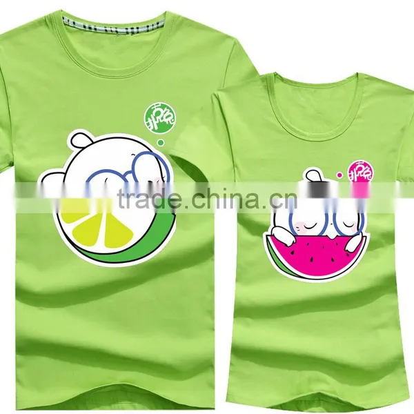 Wholesale Cute Design Printing Couple T-Shirt photo-6