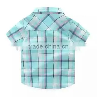 2016 Baby Clothes Cheap Custom Wholesale China Plaid Fashion Thicken Clothing Winter Boys Short Sleeve Polo T-shirt photo-4