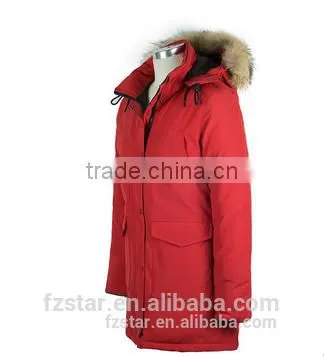 Customized High Quality Women Long Winter Outdoor Down Jacket Porn With Fur and Hood photo-3
