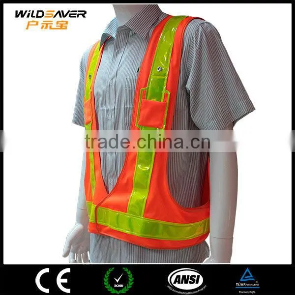 Reflective LED Workwear Traffic Uniforms for Sanitations photo-2