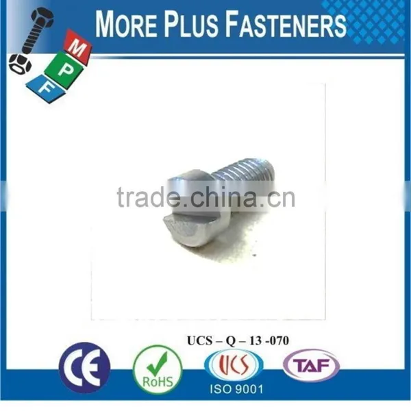 Made in Taiwan Hex Socket Countersunk Head Machine Screw Mushroom Head Ribbed Neck Machine Screw Square Head Machine Screw photo-3