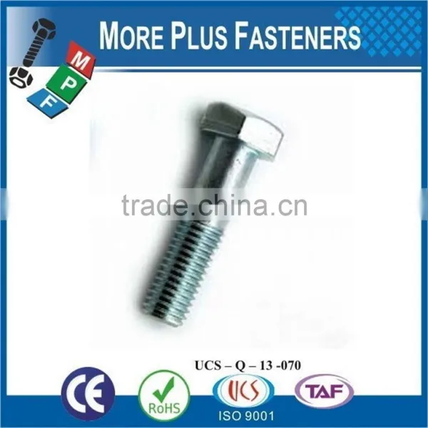 Made In Taiwan DIN 931 Hexagon Partial Thread Bolt DIN 931 photo-6