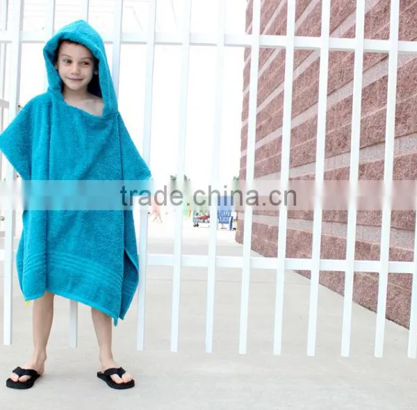 100 Cotton Kids Hooded Towel Ponch photo-2
