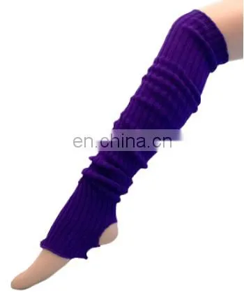 Custom Colors Seamless Stirrup Legwarmer Soft Dance Leg Warmers Wholesale photo-2