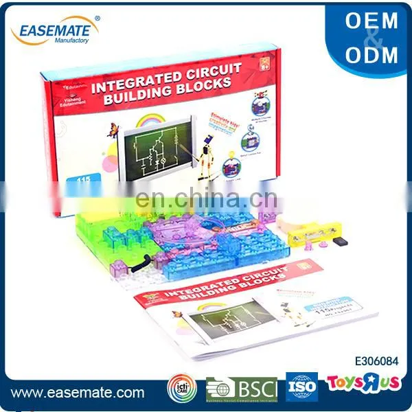 Kids 115pcs Electronic Integrated Circuit Building Blocks Toys