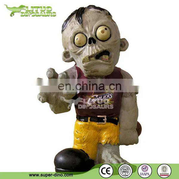 Fiberglass Game Figure Statue Zombie for Shopping Mall Ornament and Entertainment photo-2