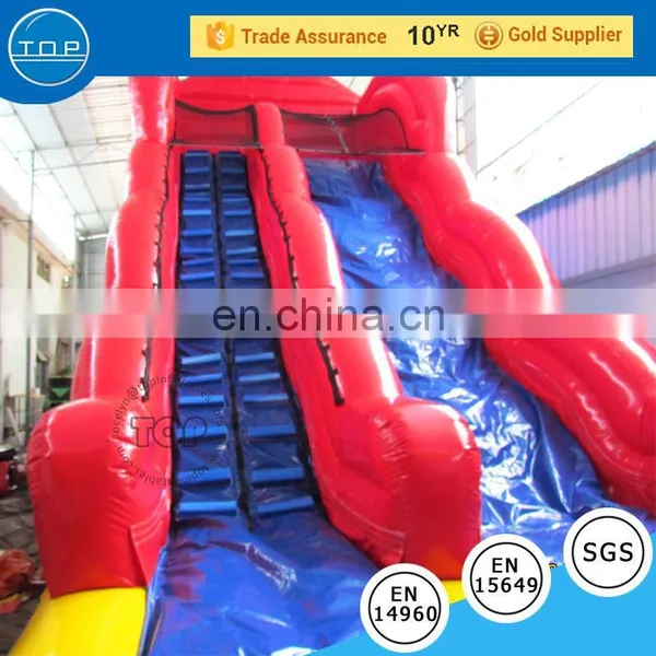 TOP INFLATABLES Brand New Happy Hop Inflatable Stair Toys Long Water Slide photo-3