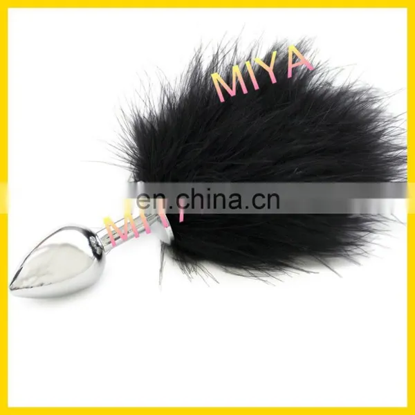 Anal Sex Toys Feather Tail Butt Plug photo-2