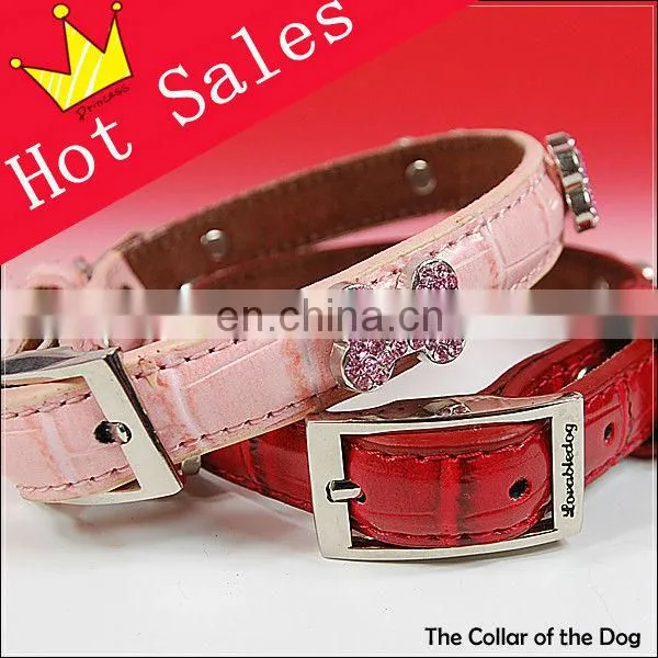 2013 Fashion Diamond Studded Leather Bling Bling Dog Collar photo-2