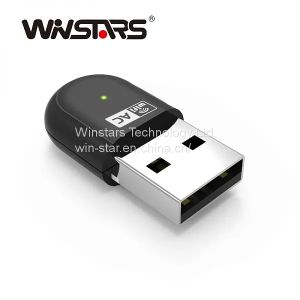 AC600 USB 2.0 Dual Band Mini Wireless WiFi Adapter CE FCC All Certified