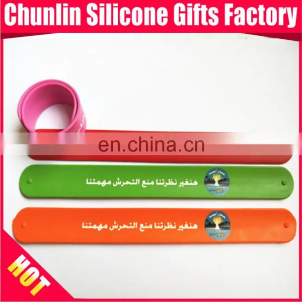 Custom Printed Silicone Slap Wristbands photo-5
