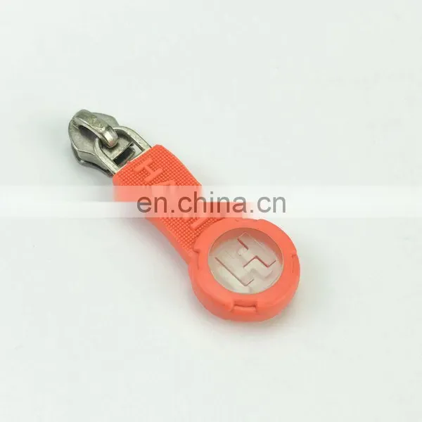 Custom Embossed Logo Customized Silicone Zipper Pull photo-4