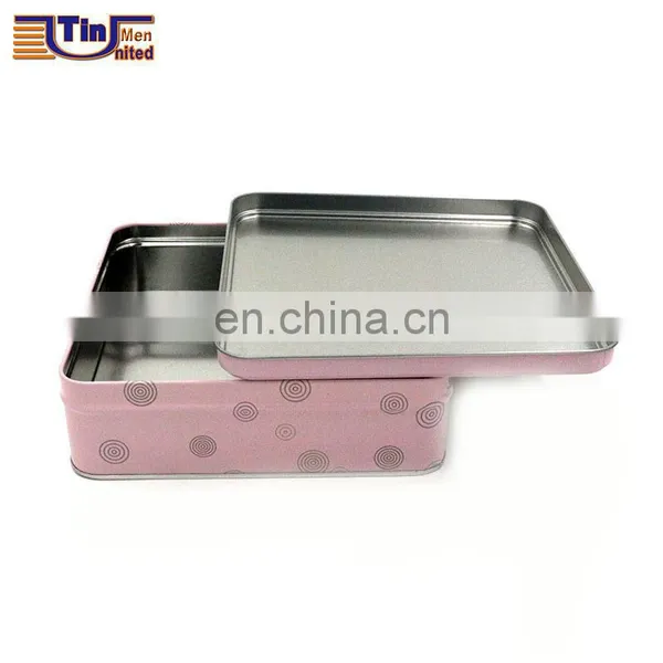 Middle Square Cookie, Biscuit, Gift Matt Varnish Tin Box photo-3