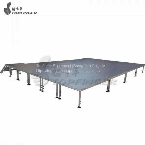 Sell DIY Mobile Adjustable Portable Detachable Aluminum Church Entertainment Design Stage Platform For Sale photo-3