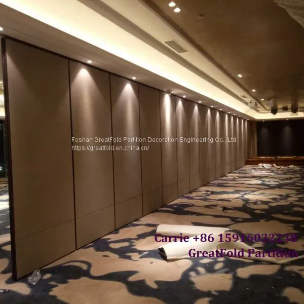Australia Classroom Acoustic Accordion DoorWall Wooden Soundproof Folding Door For Conference Room photo-2