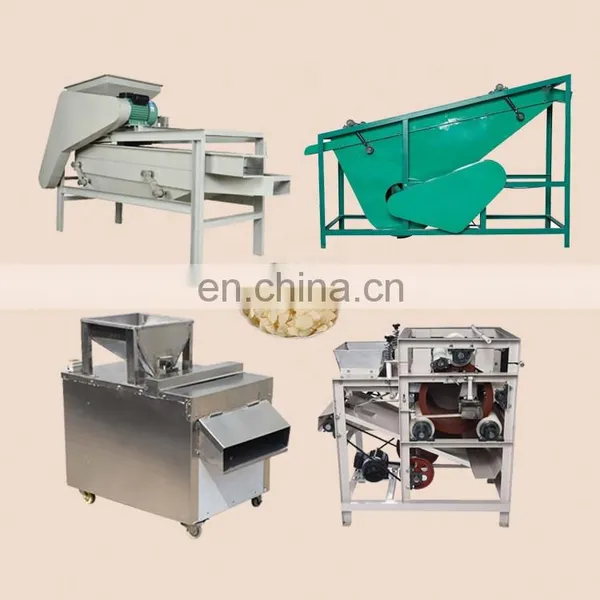 Almond Hazelnut Cracking Machine Peanut Skin Peeling Machine Nut Slicer Machine photo-2