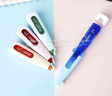 New Style Eco Friendly Stationery Refillable Correction Tape Pen photo-2