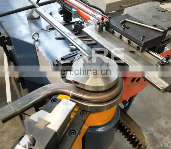 DW50NC Manual Feeding Hydraulic Stainless Steel Pipe Tube Bending Machine With Mandrel Ball photo-3