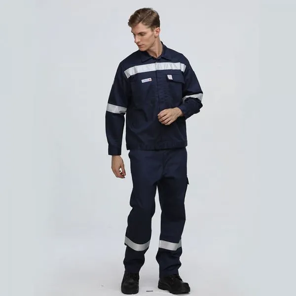 Xinke Flame Retardant Arc Flash Protective Safety Clothing With Reflective Strip photo-4