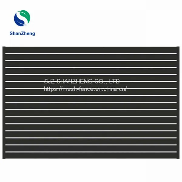 Aluminum Horizontal Slat Fence
