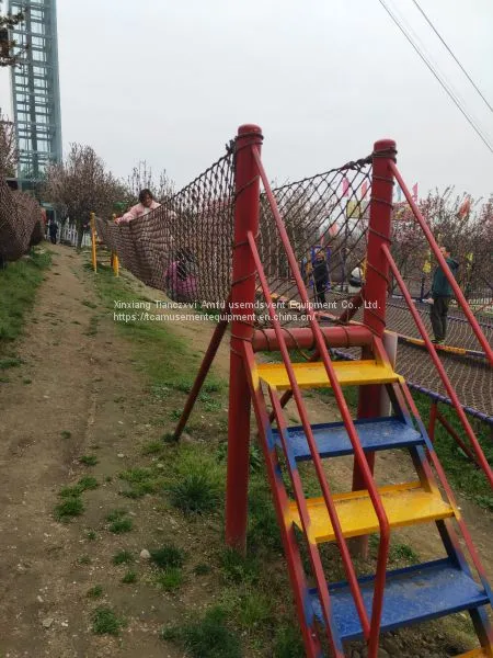 Outdoor Adventure Playground Net Bridge for Children Game photo-3