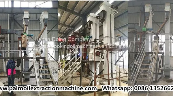 Palm kernel cracker and separating nut shelling and palm nut cracker machine